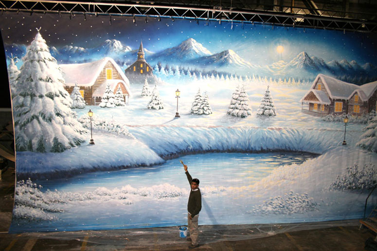 RICHARD ANCHETA SCENIC BACKDROP ARTIST - MONTREAL